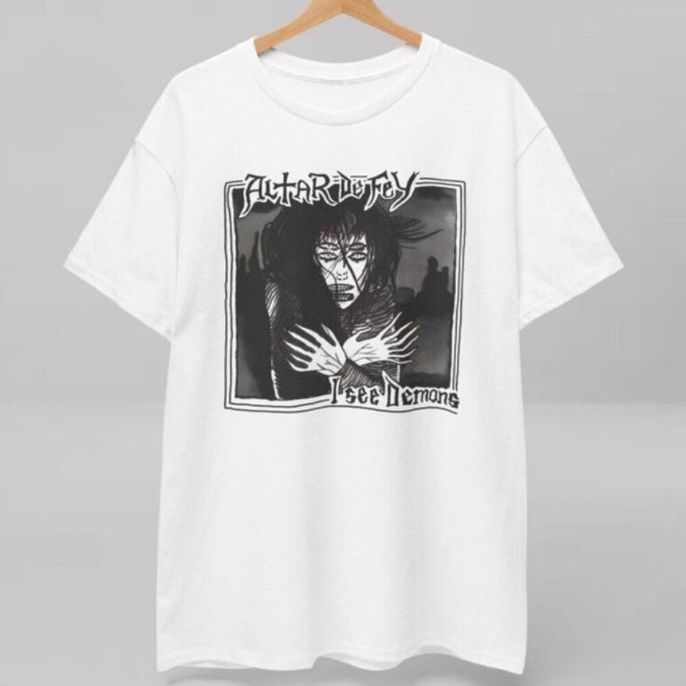 Altar De Fay Unisex Death Rock Goth Band Fan Graphic T-Shirt 166